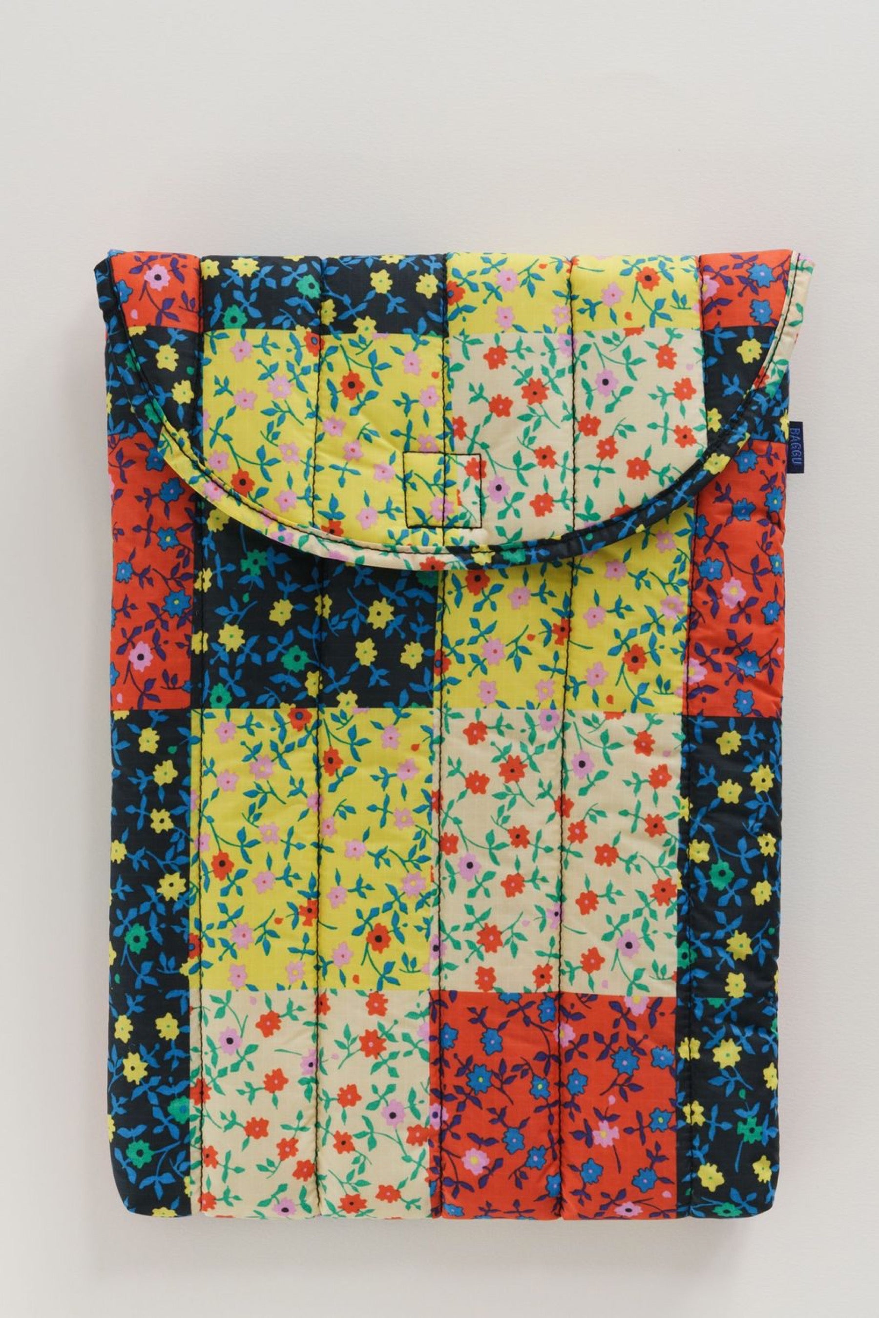 Calico Block Puffy Laptop Sleeve
