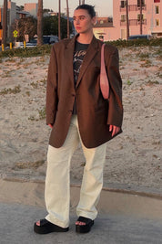 Cord Carpenter Pant - White