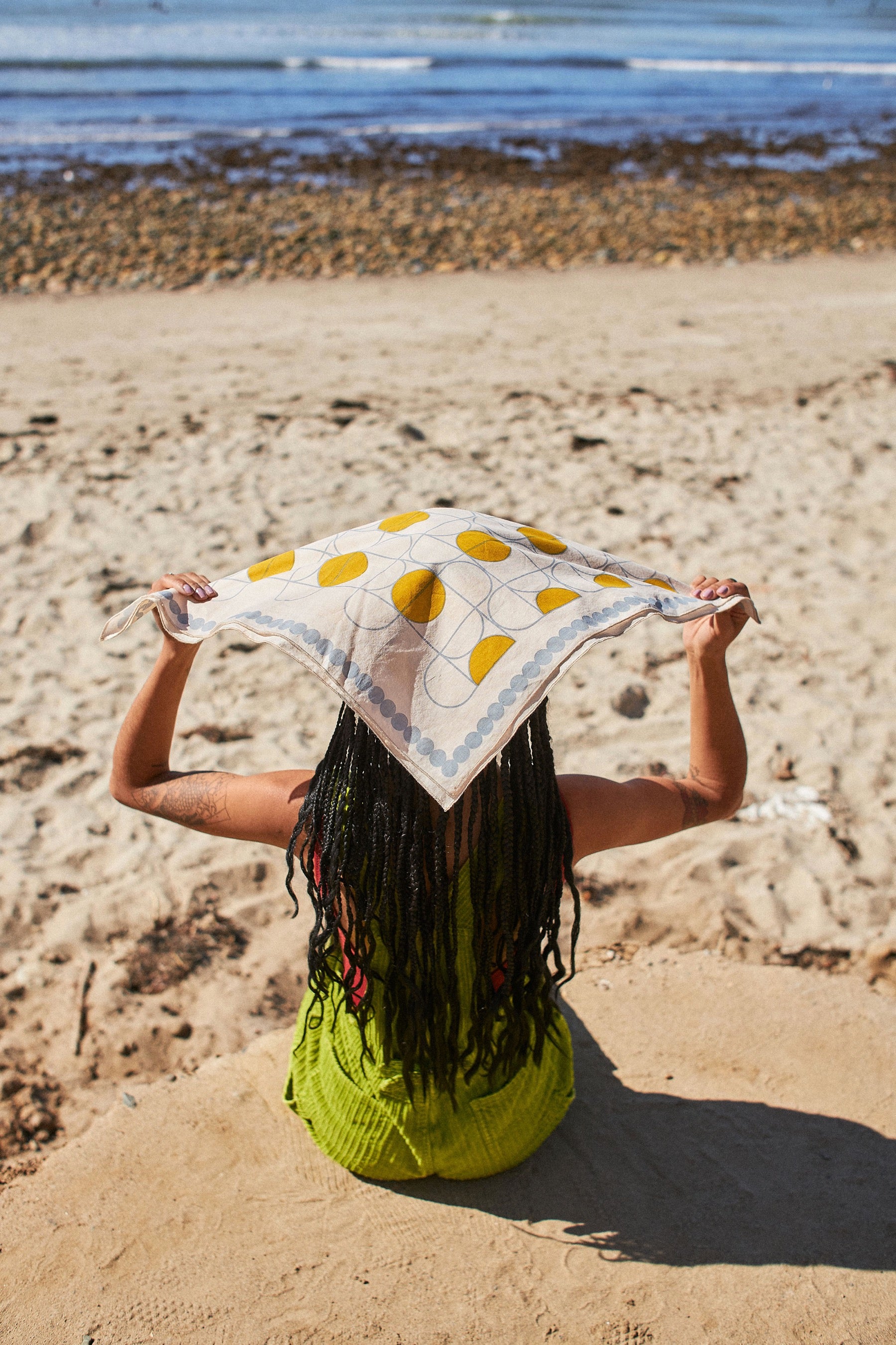 Sunny Side Up Stained Glass Bandana