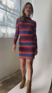 Copper Gradient Aurora Dress