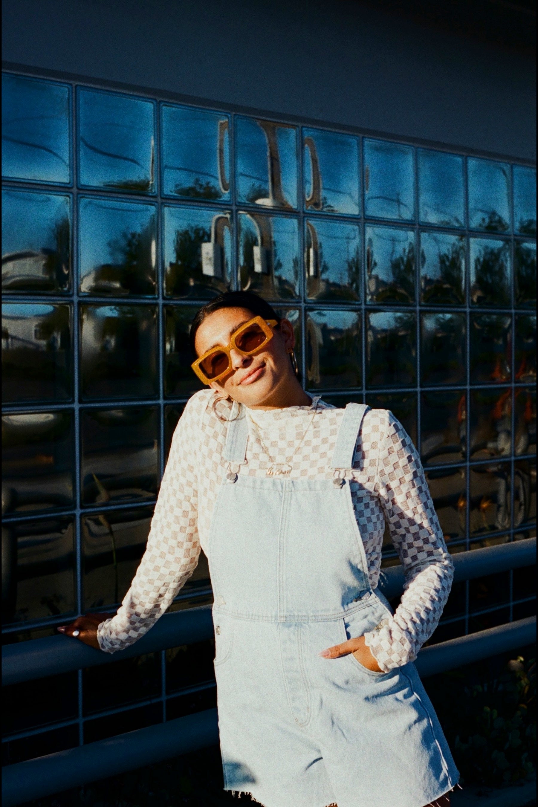 White Noise Harmony Mesh Top