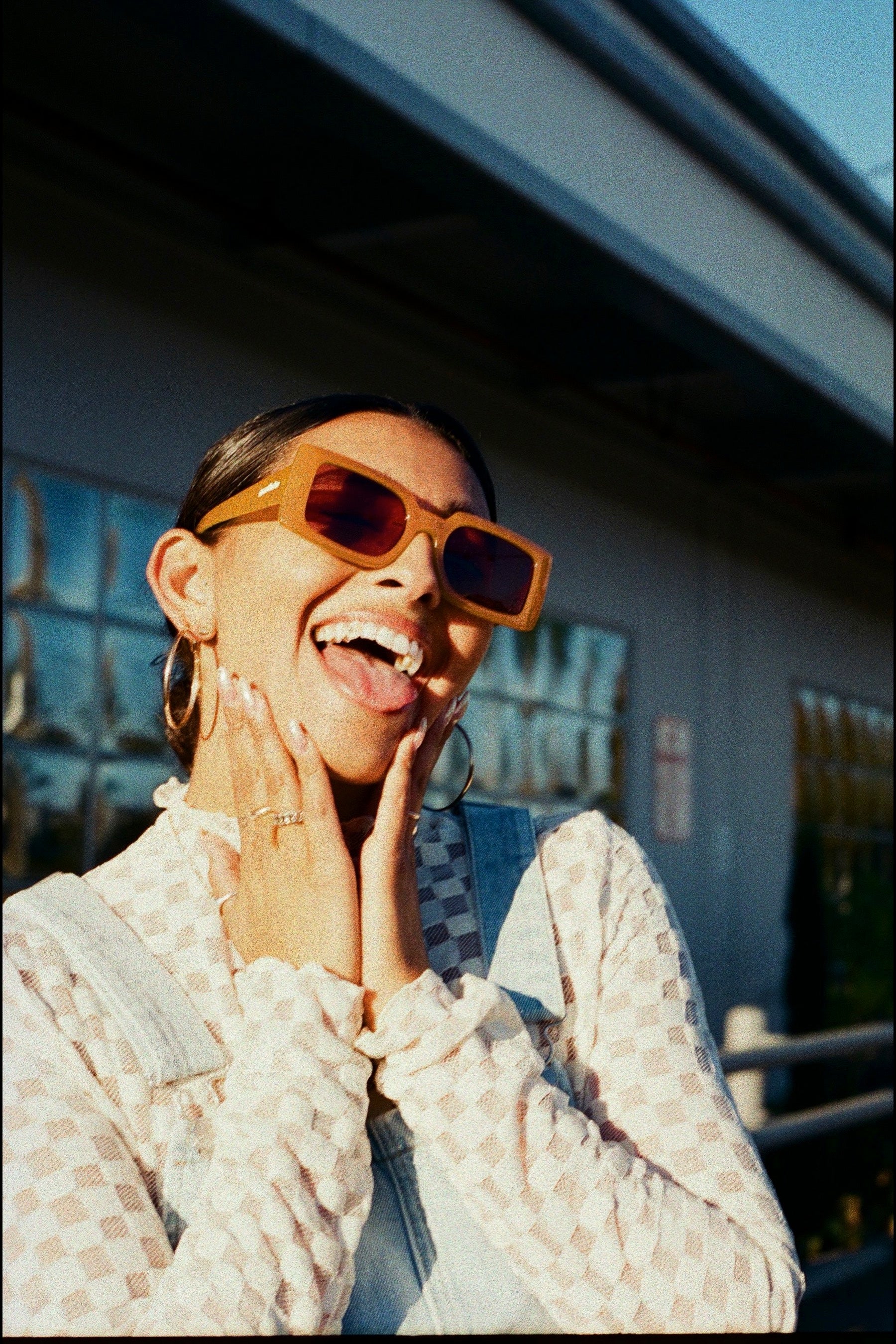 Burnt Honey Dart Sunglasses