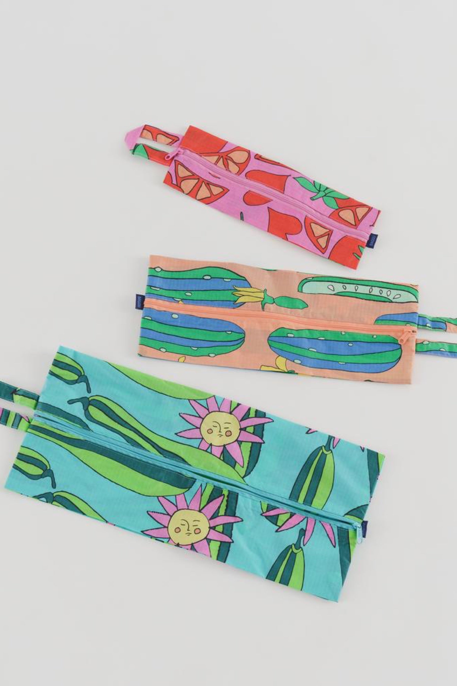 Summer Veggies 3D Zip Set