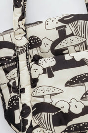 Puffy Mini Tote - Mushrooms