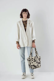 Puffy Mini Tote - Mushrooms