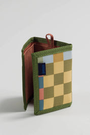 Medium Check Multi Nylon Wallet