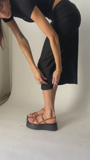 Black Mikoji Skirt