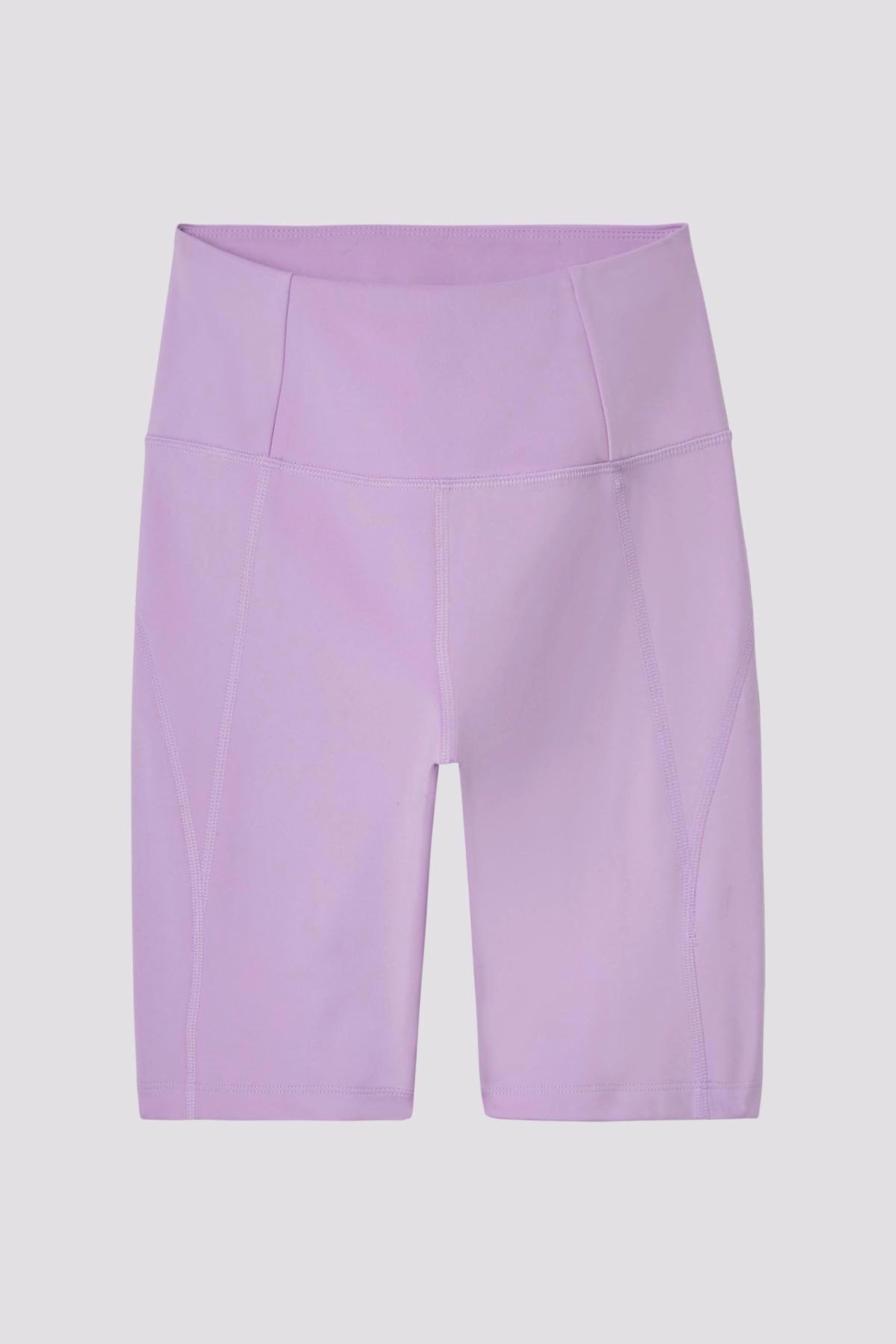 Lilac High-Rise Bike Short