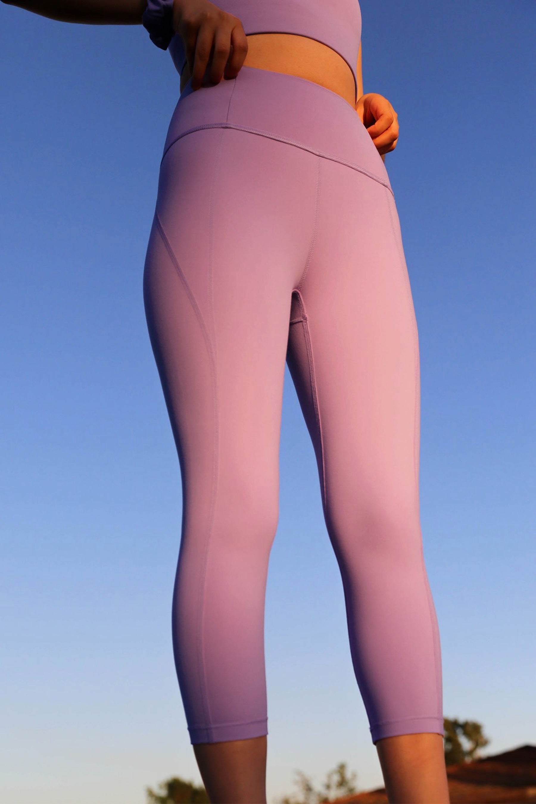 23 3/4" Lilac Compressive High-Rise Legging
