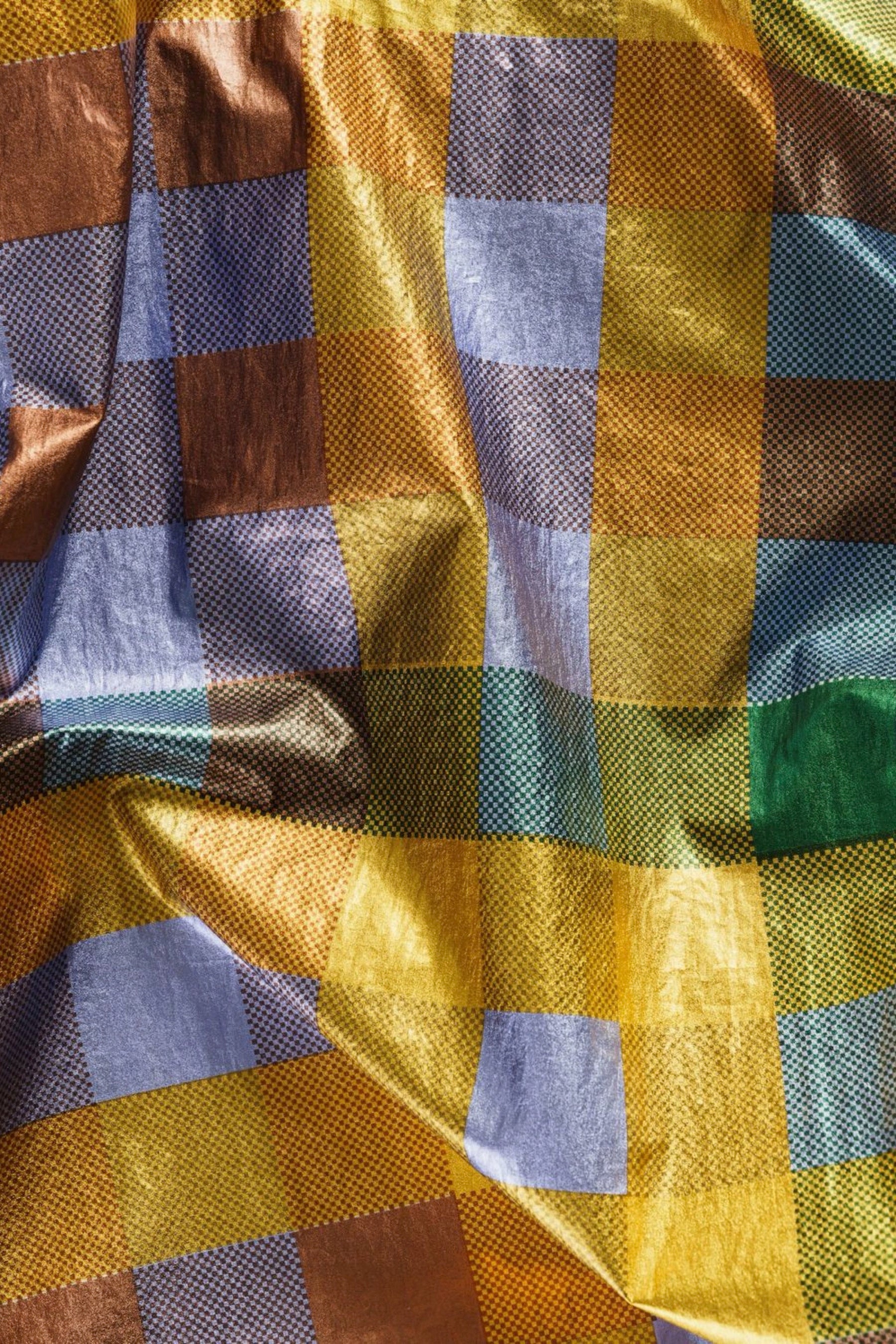 Madras Metallic Baggu