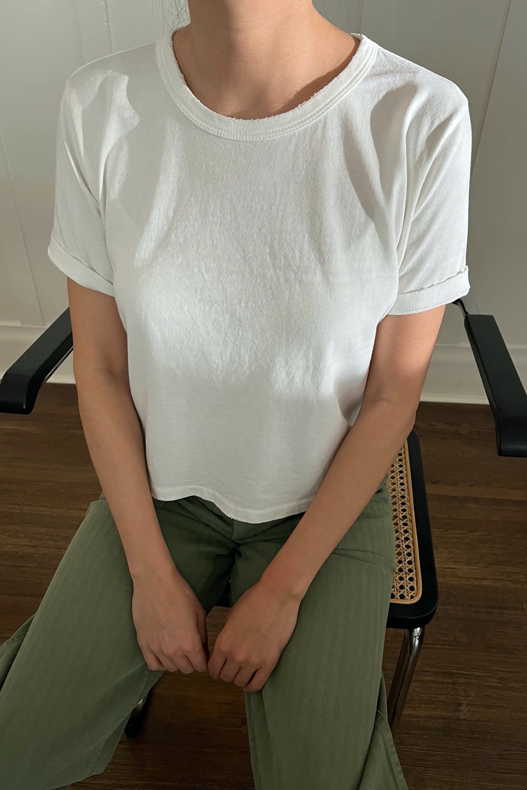 Vintage White Garcon Tee