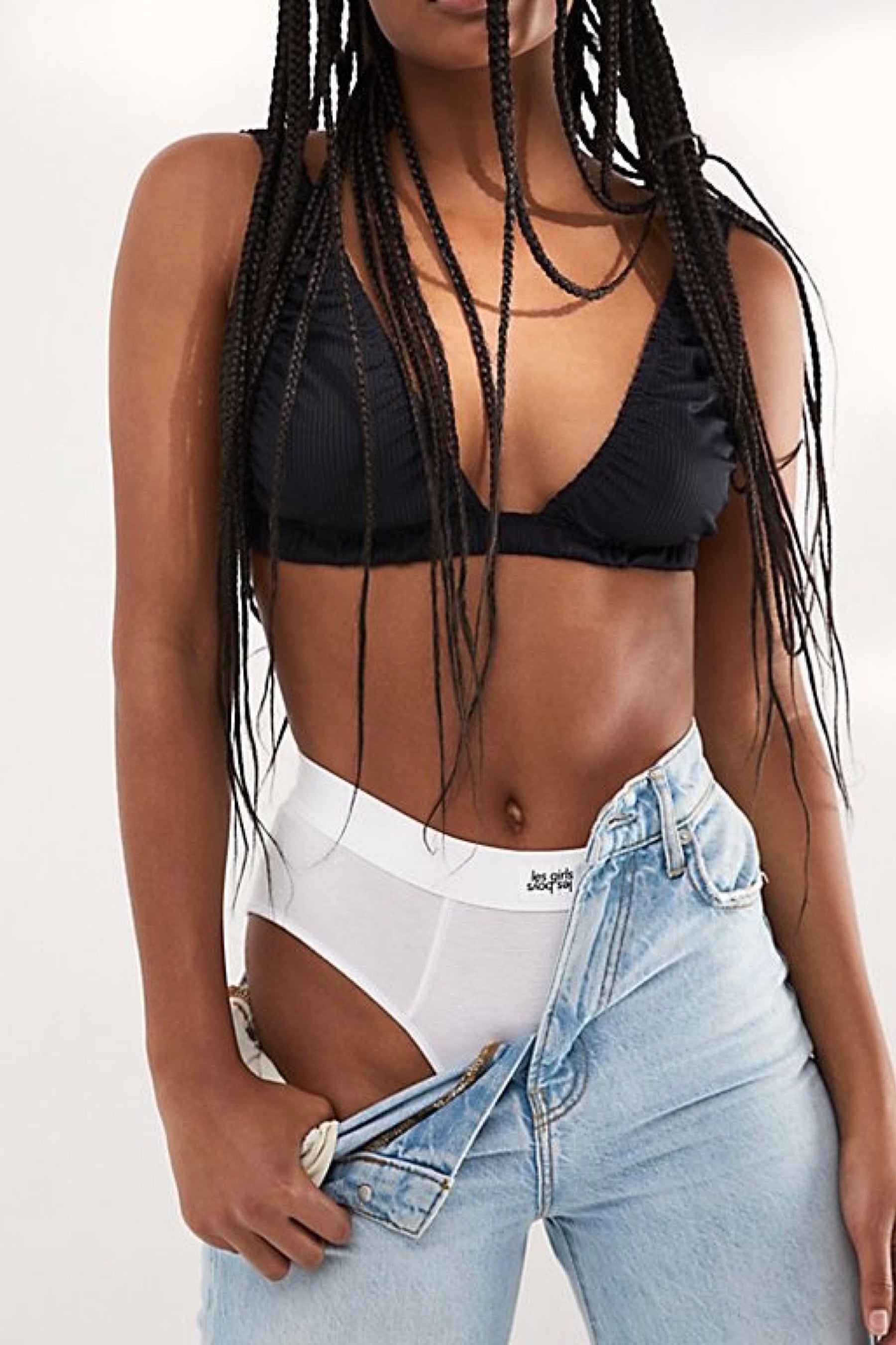 Black Wait And See Bralette