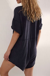 Black Why Not Romper