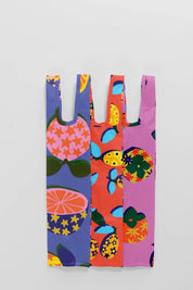 Collaged Fruit Wine Baggu Set