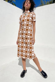 Toasted Pecan Debbie Dress