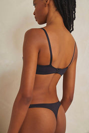 Black Allure Thong
