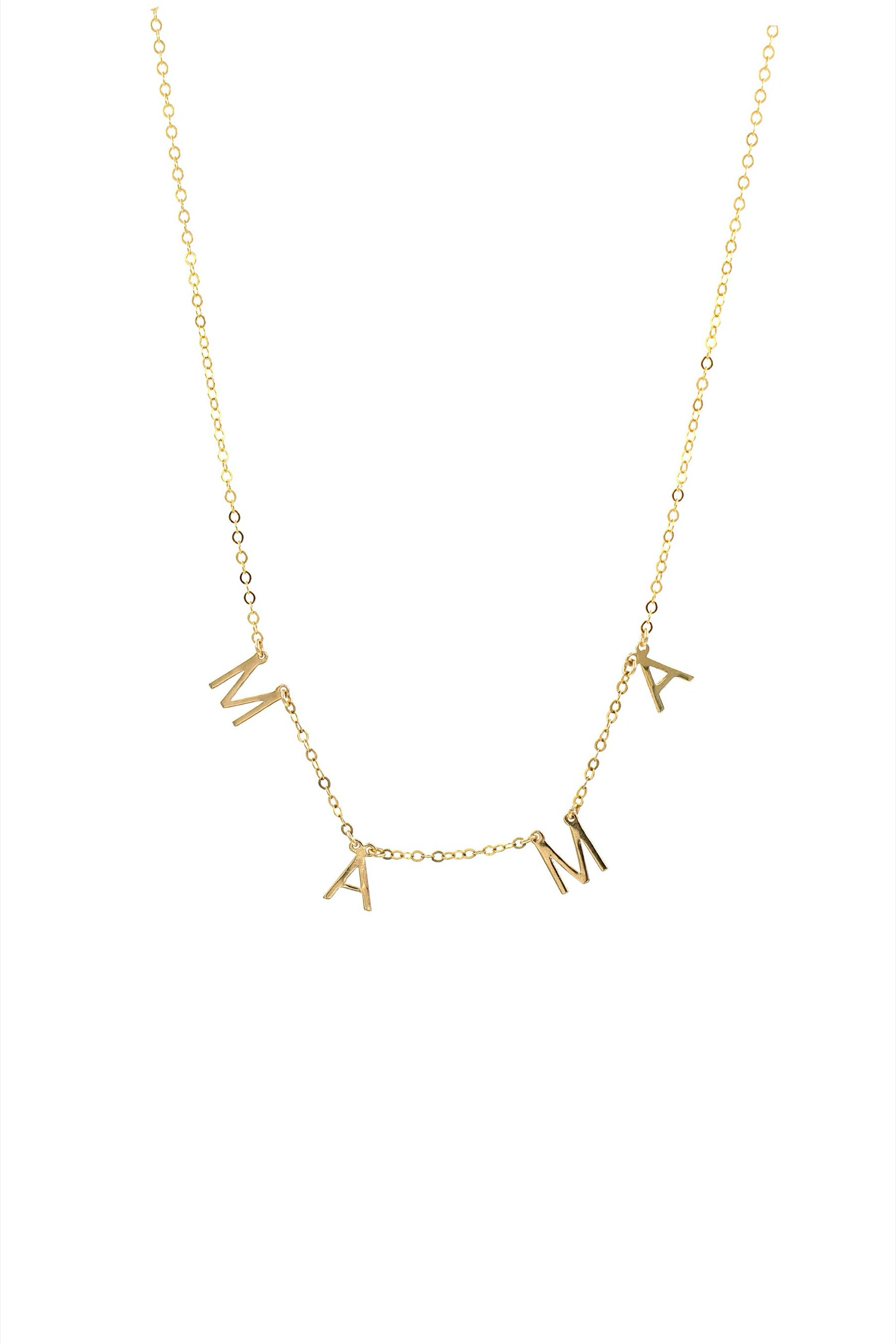 Gold Mama Garland Necklace