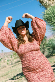 Apricot Smock It To Me Mini