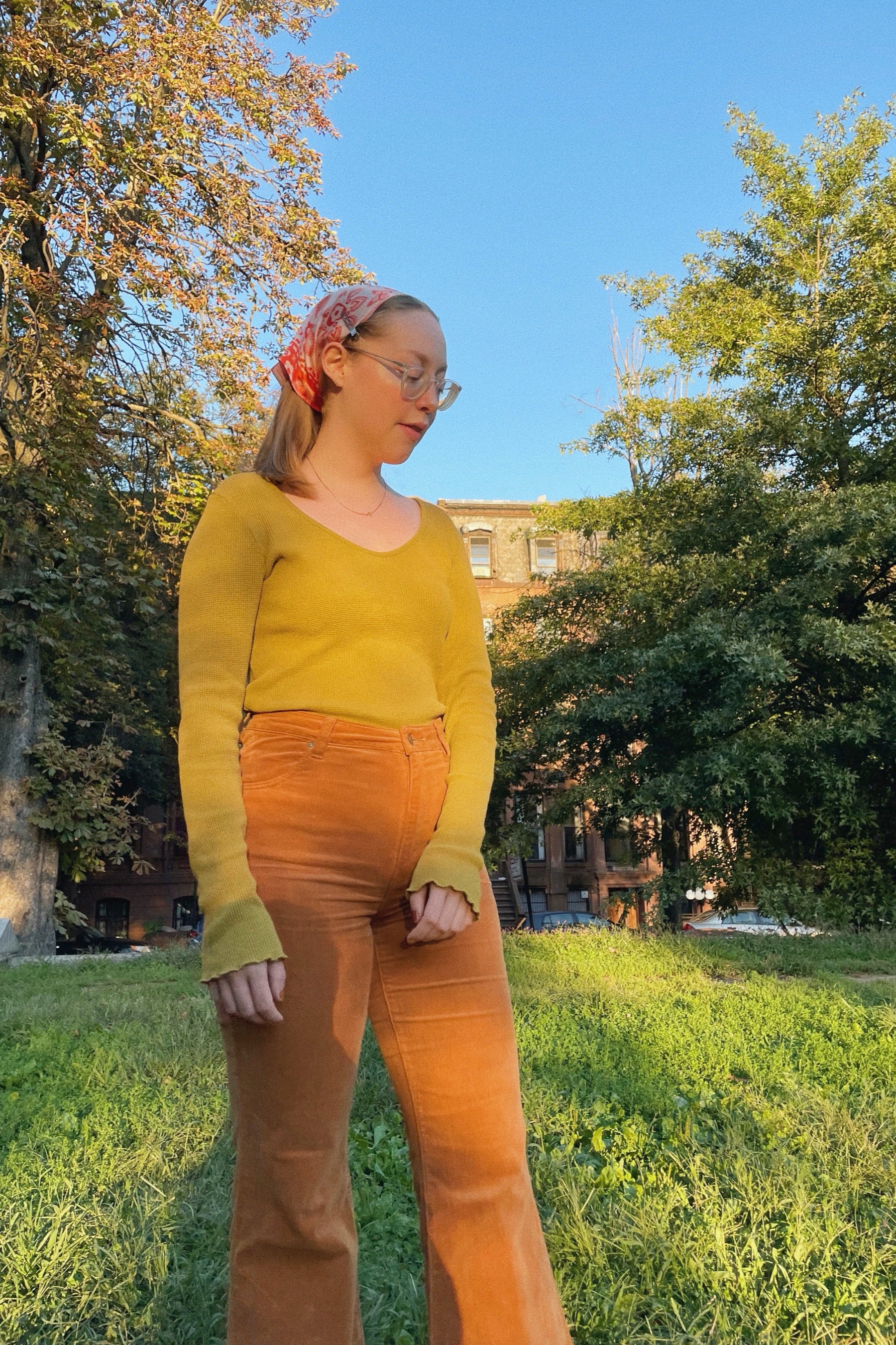 Willow Waffle Scoop Neck Tee