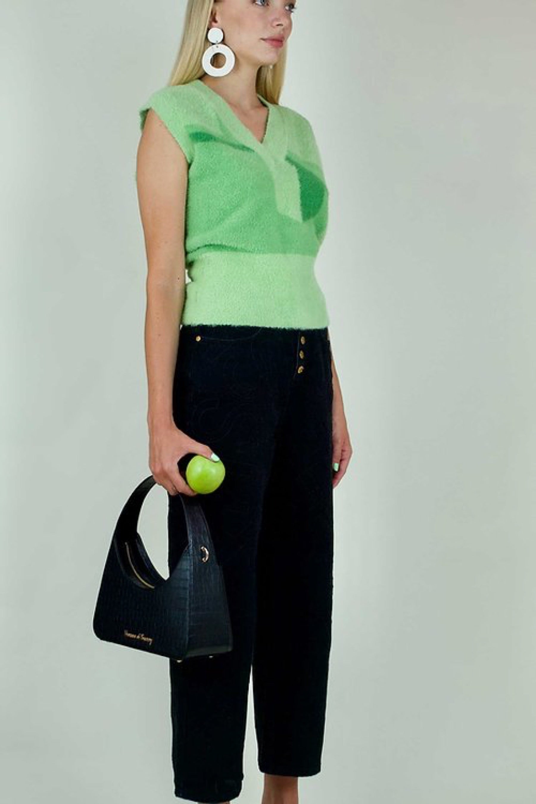 Palm Green Suburban Sweater