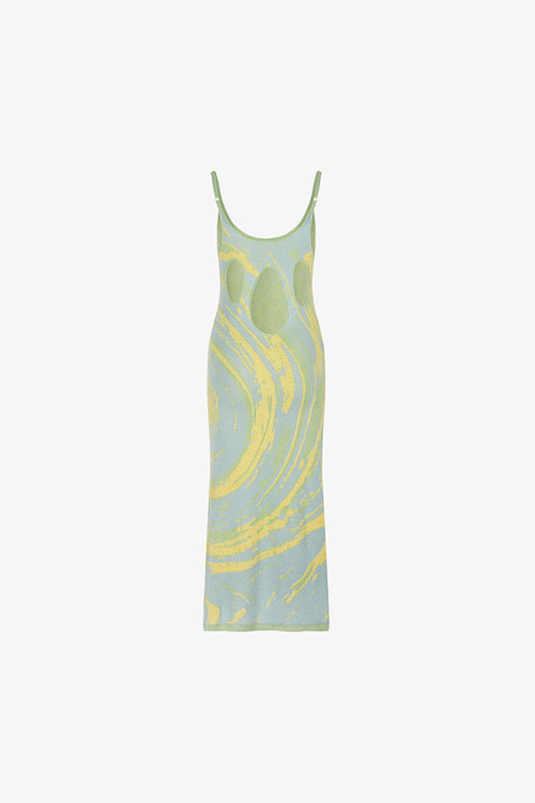 Hockney Dress - Cucumber Cypress