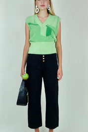 Palm Green Suburban Sweater