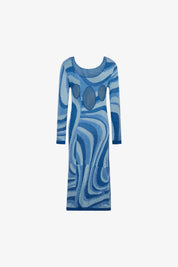Sea Blue Blue Moon Dress