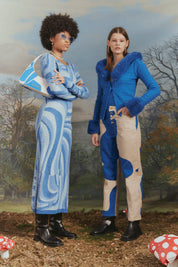 Klein Blue Canvas Jessie Pant