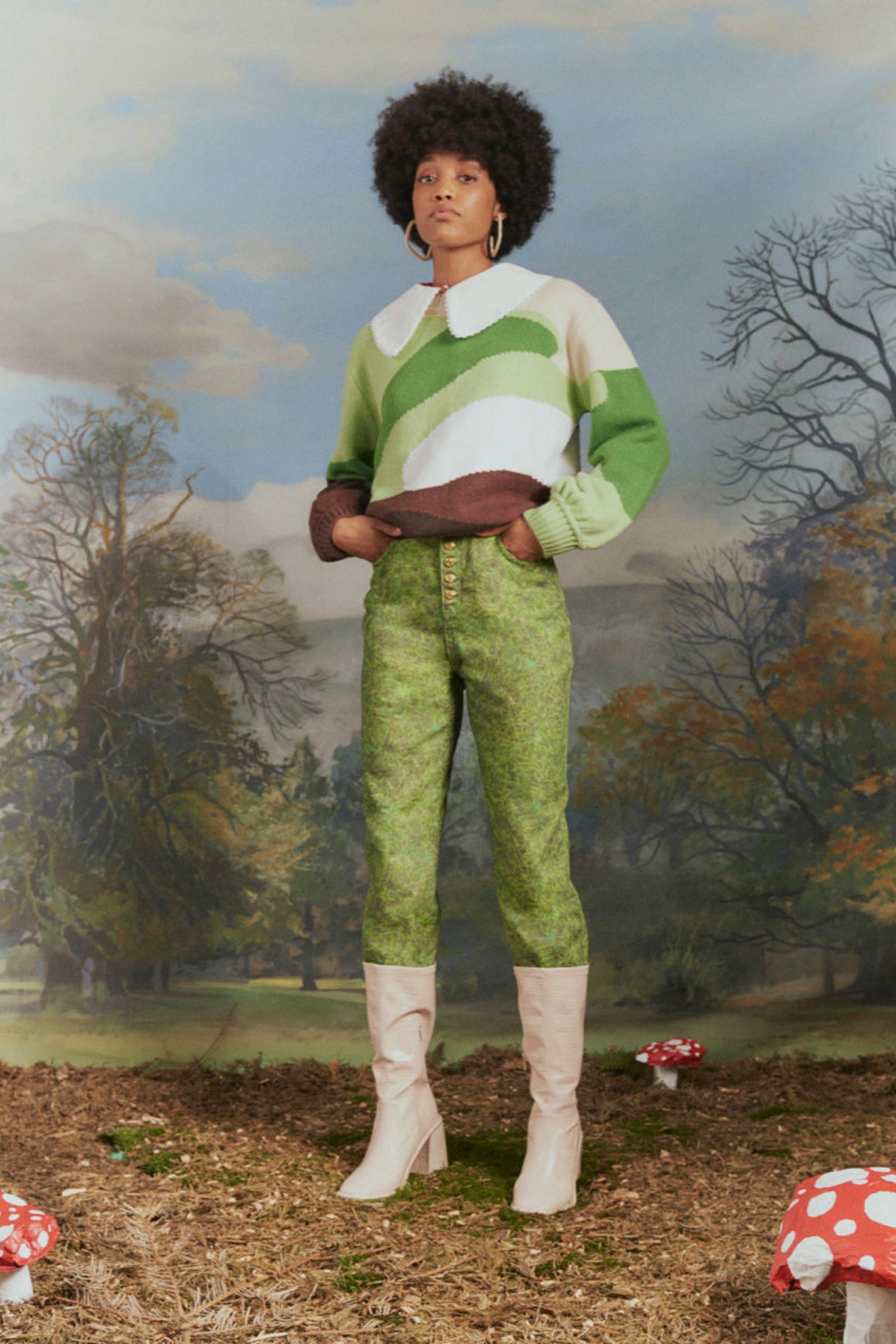 Golden Years Landscape Sweater