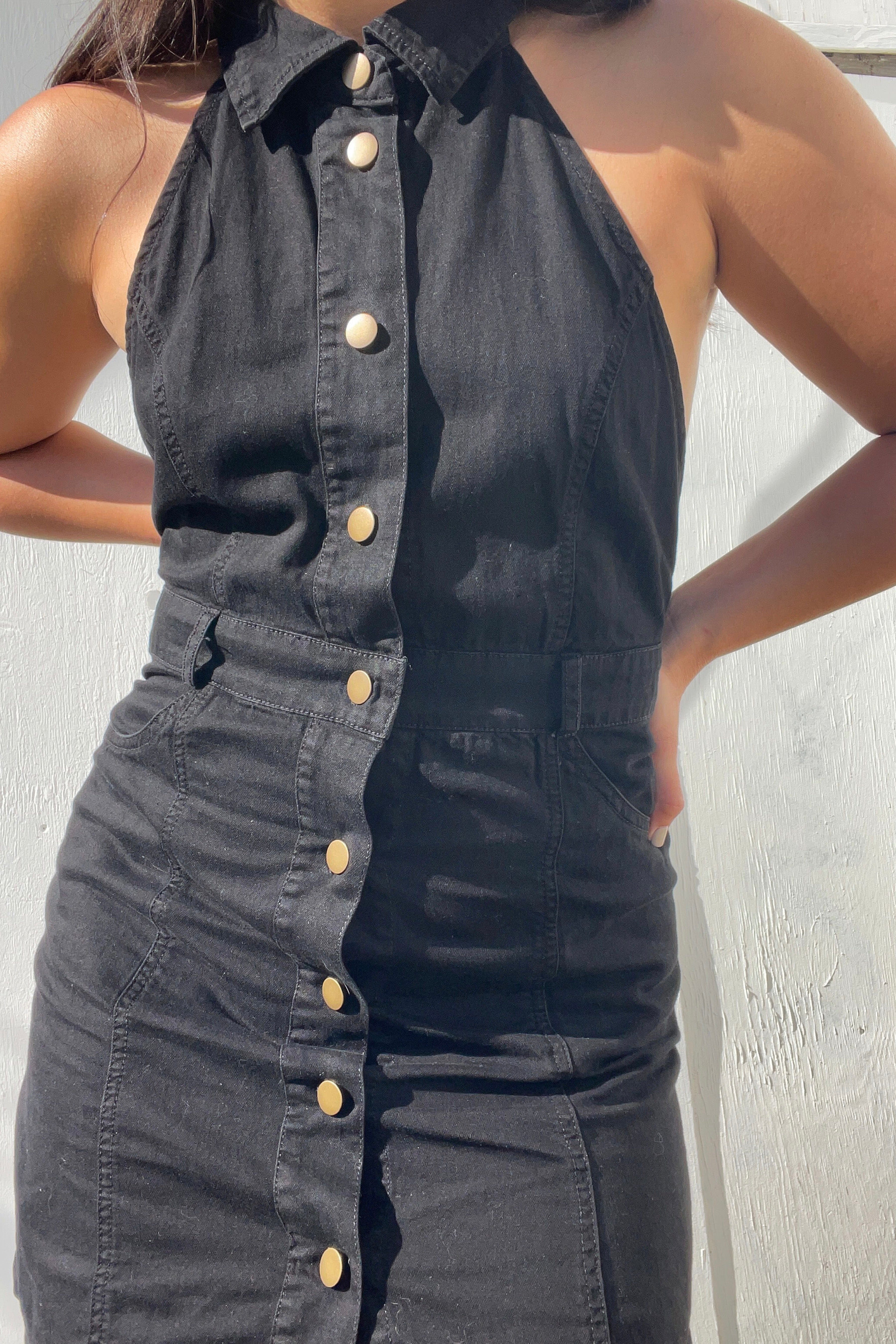 Washed Black Sami Dress