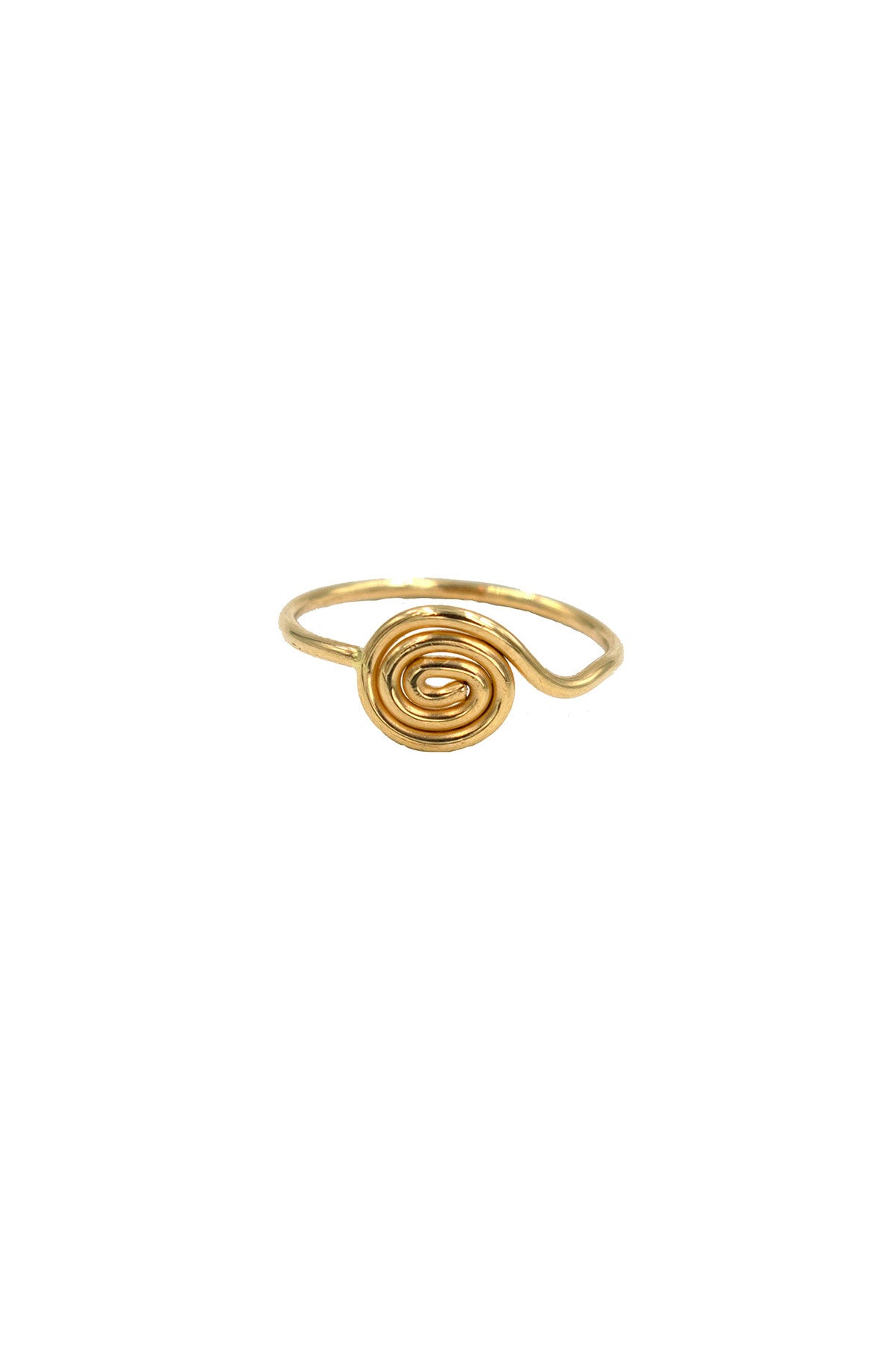 Gold Spiral Ring