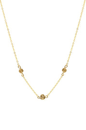 Gold Spiral Necklace