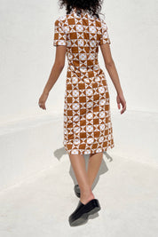 Toasted Pecan Debbie Dress