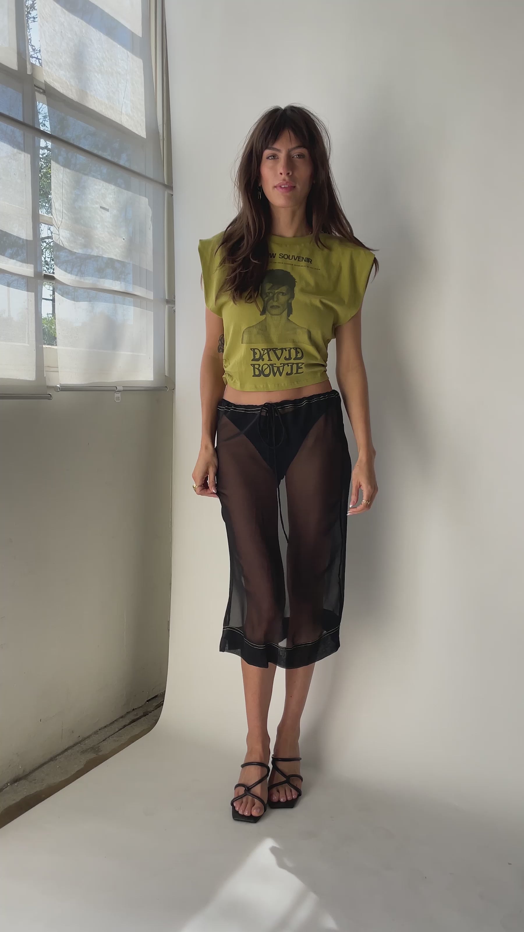 David Bowie Show Flyer Banded Tee