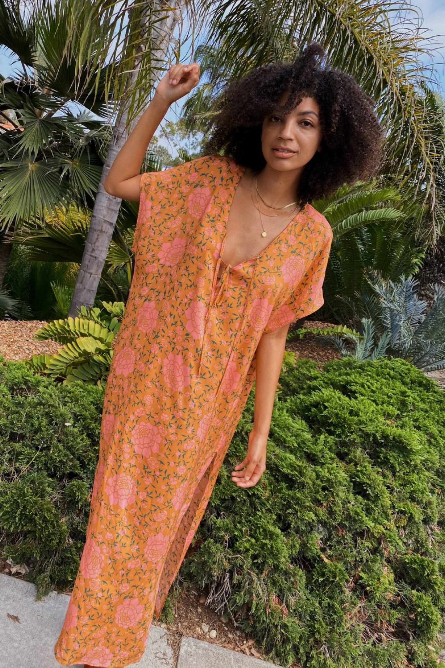 Copper Flamenco Margot Caftan