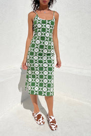 Boonville Green Elsa Slip Dress