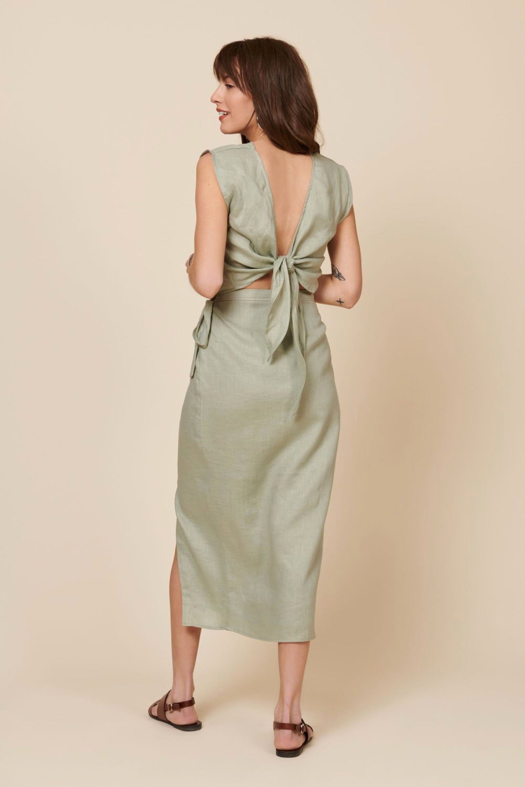 Sage Valentina Skirt