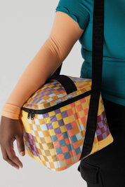 Medium Check Multi Puffy Cooler Bag