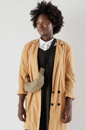 Dark Khaki Mini Crescent Bag