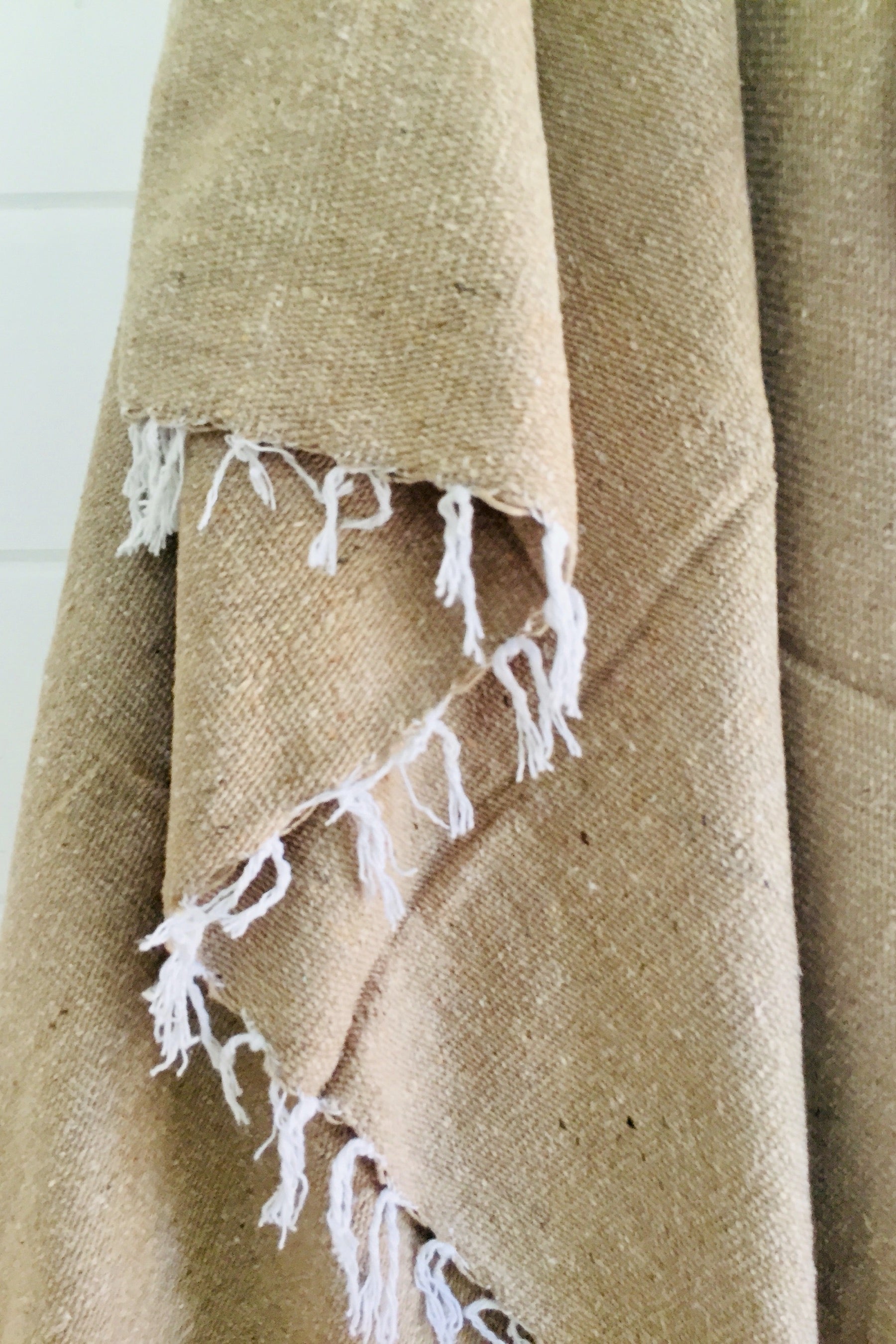 Oatmeal Woven Throw