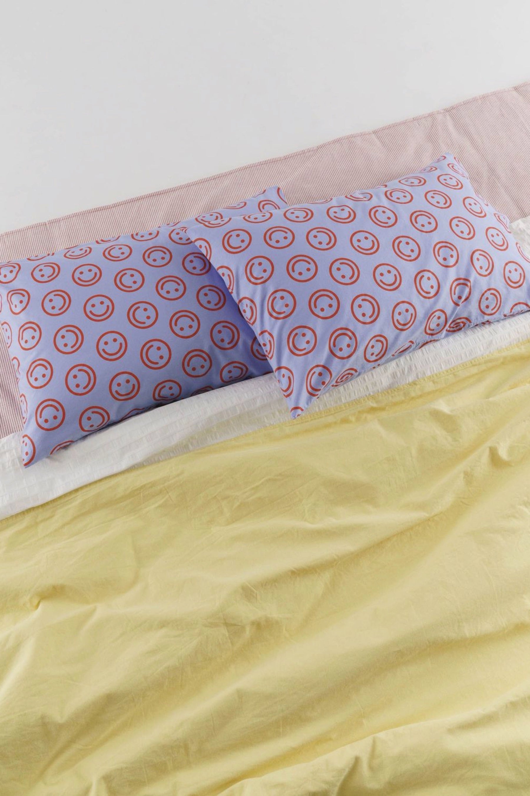 Cornflower Happy Pillow Case Set