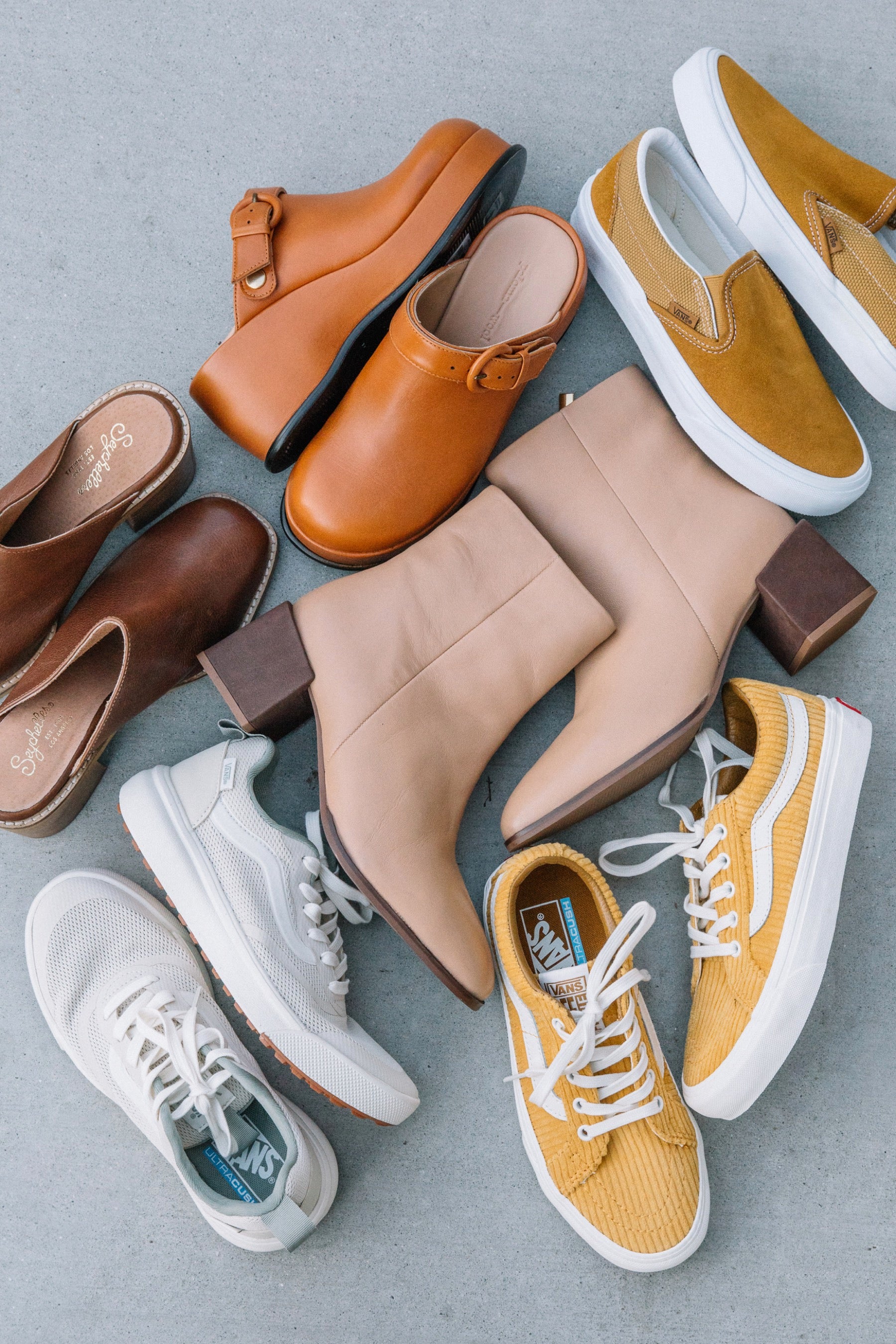 Golden Brown Heavy Textures Slip On