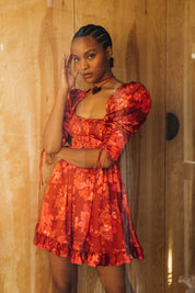 Red Alia Mini Dress