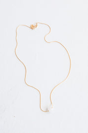 Gold Rose Quartz Itty Bitty Necklace