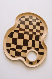 X Prism Brown Check-Cuterie