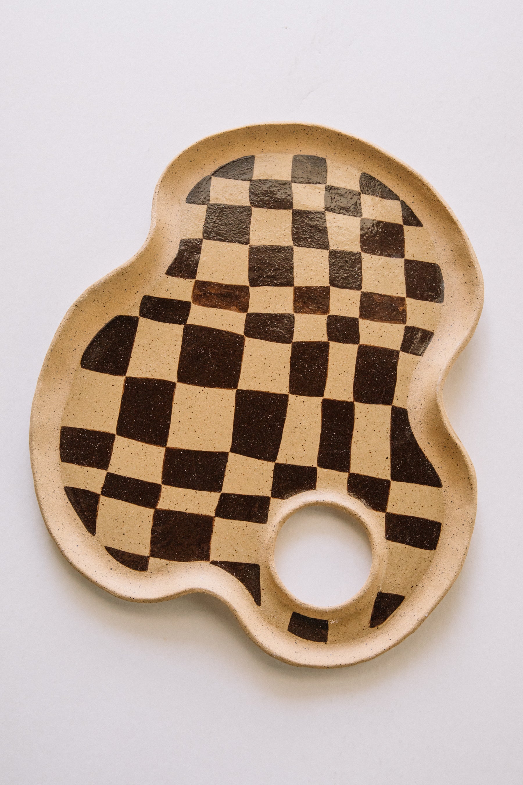 X Prism Brown Check-Cuterie