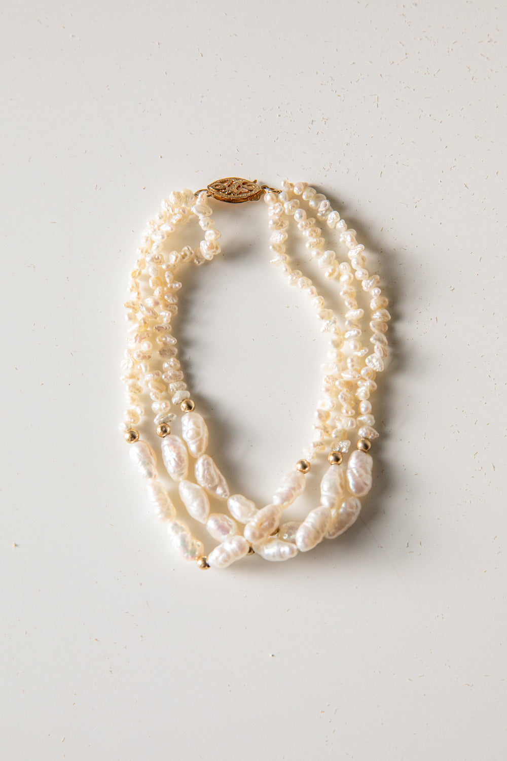 1960's Pearl Three Strand Bracelet
