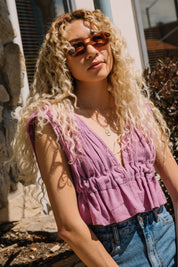 Orchid Rain Hot Spell Top