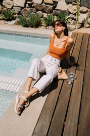 Adobe Cassie Cropped Straight