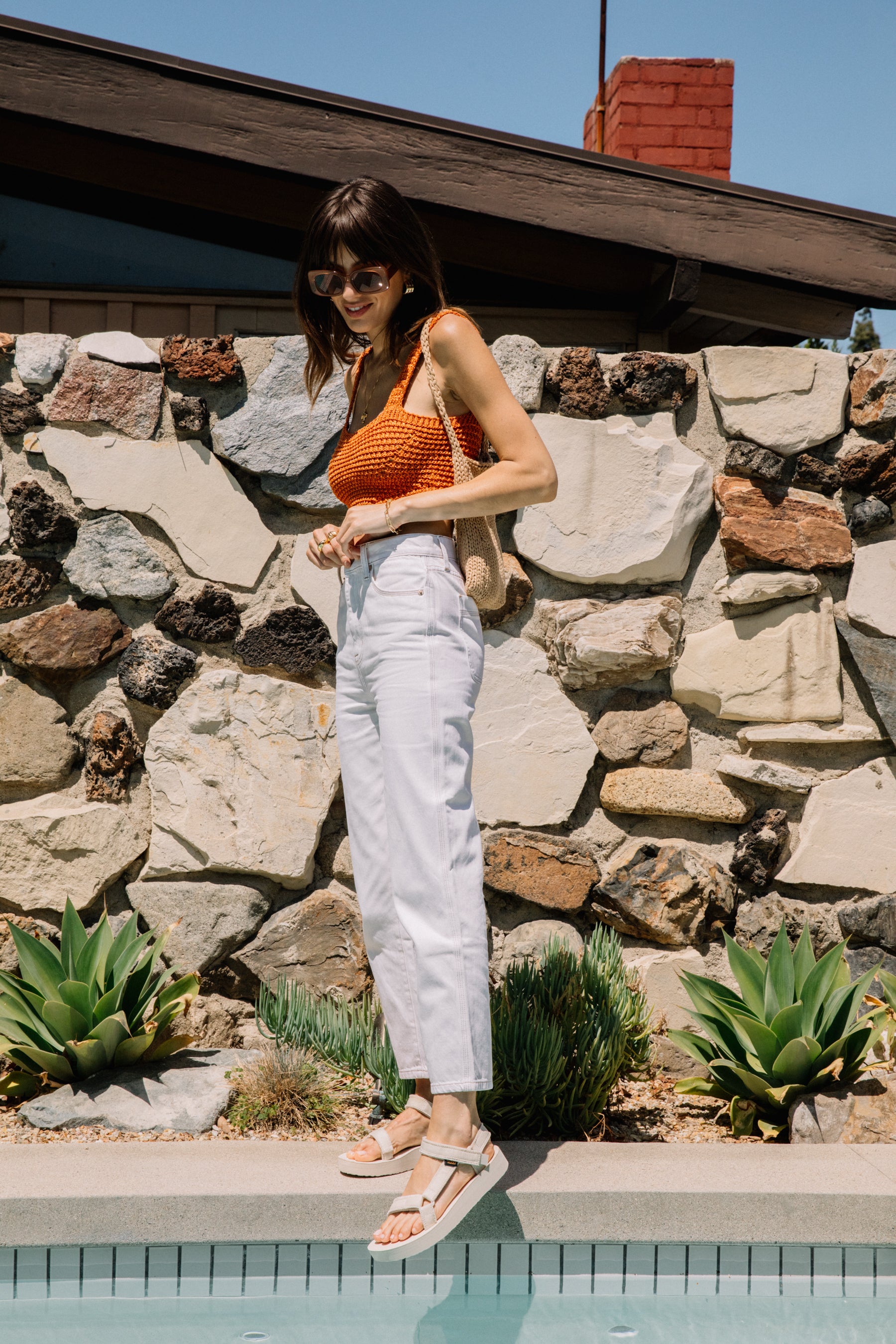 Adobe Cassie Cropped Straight